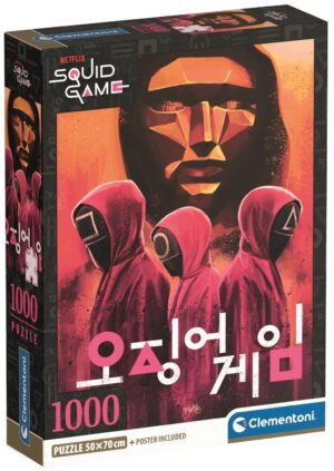Пъзел Clementoni от 1000 части - Squid Game