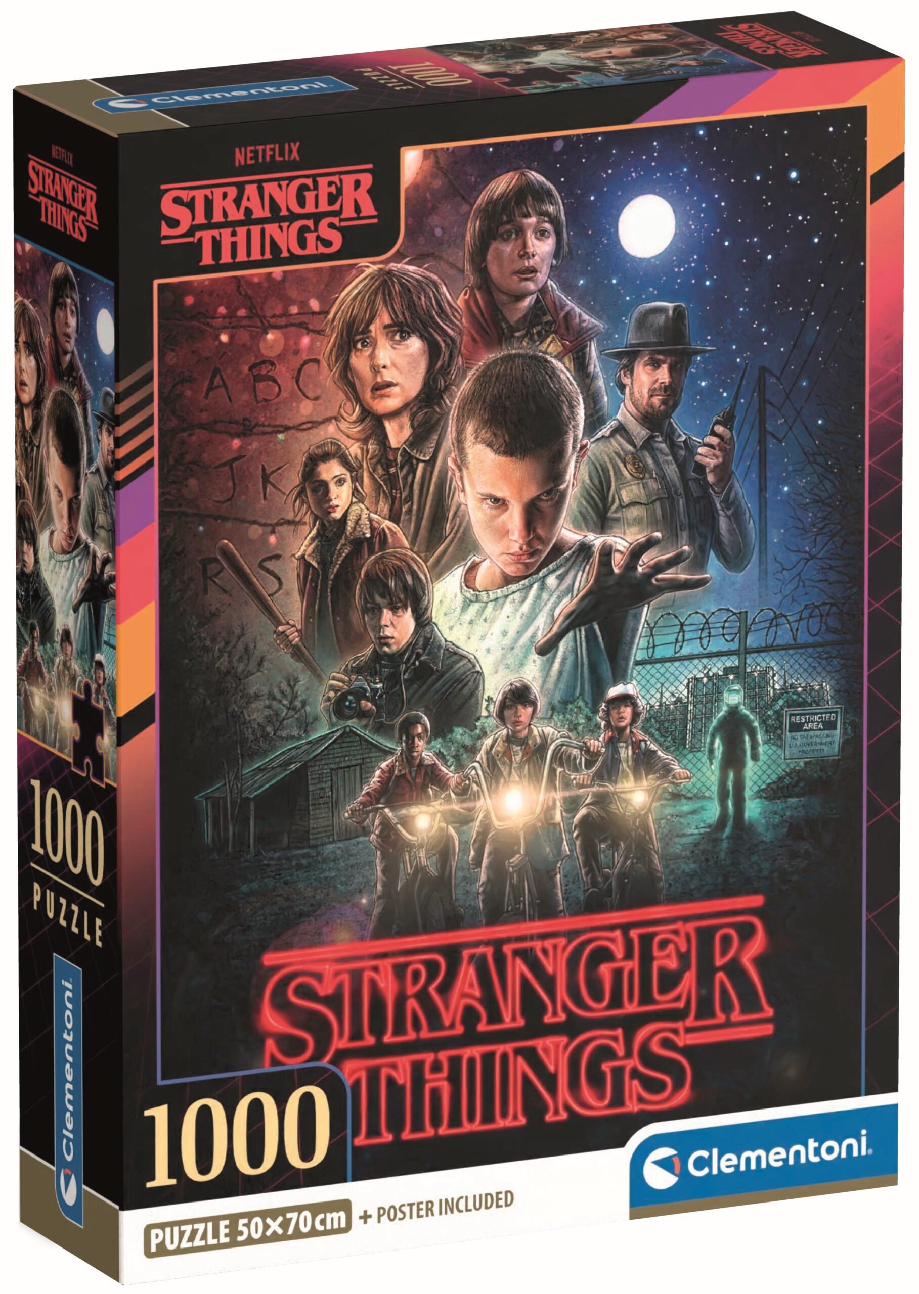 Пъзел Clementoni от 1000 части - Stranger Things, сезон 1