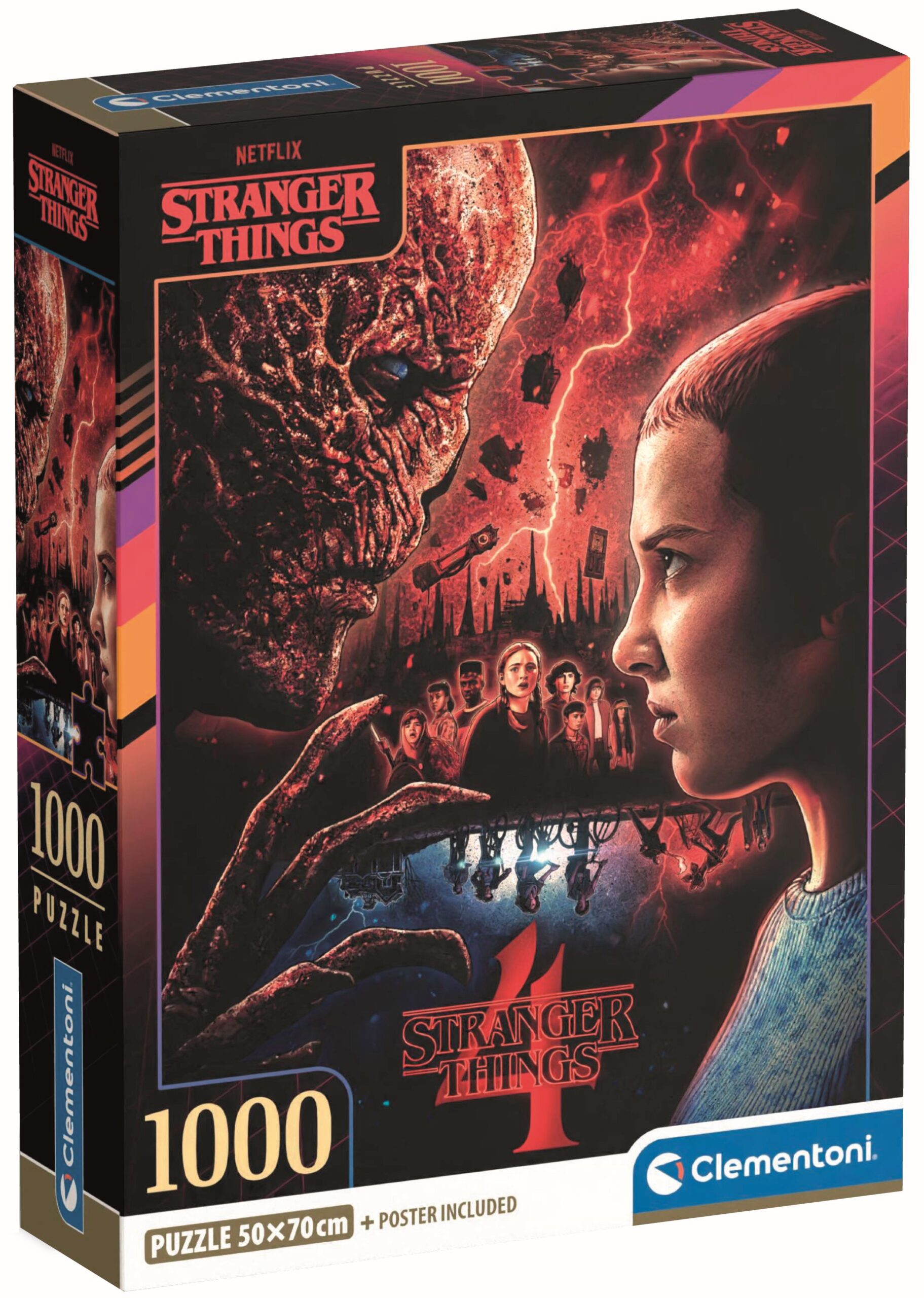 Пъзел Clementoni от 1000 части - Stranger Things, сезон 4