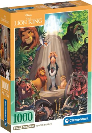 Пъзел Clementoni от 1000 части - Цар Лъв