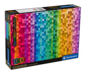 Пъзел Clementoni от 1000 части - Цветни пиксели