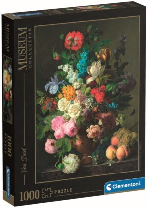 Пъзел Clementoni от 1000 части - Ваза с цветя