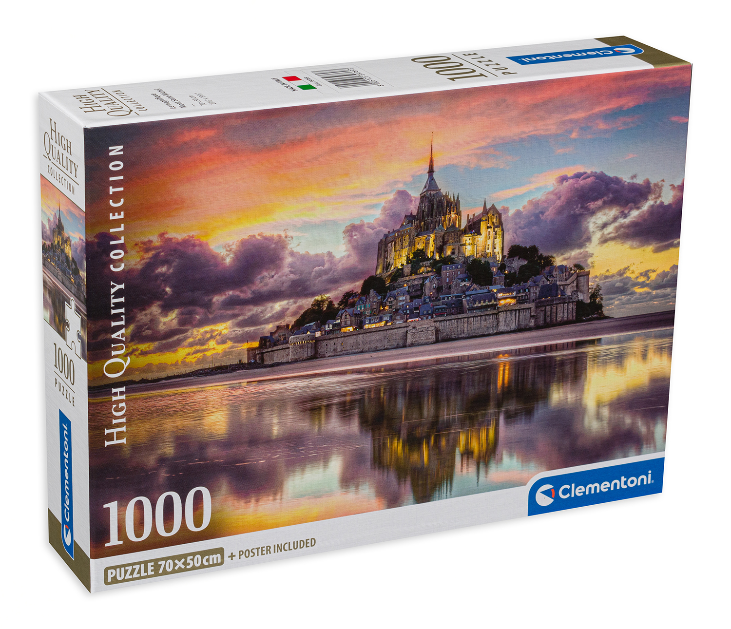 Пъзел Clementoni от 1000 части - Замъкът Мон Сен Мишел