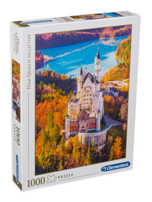 Пъзел Clementoni от 1000 части - Замъкът Нойшванщайн, Германия