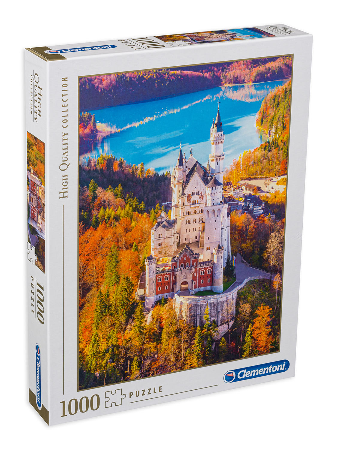 Пъзел Clementoni от 1000 части - Замъкът Нойшванщайн, Германия