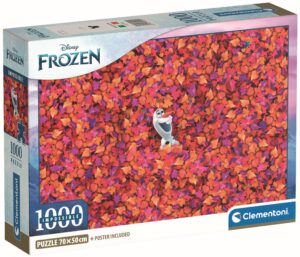Пъзел Clementoni от 1000 части - Замръзналото кралство, Олаф