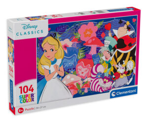 Пъзел Clementoni от 104 части - Алиса в Страната на чудесата