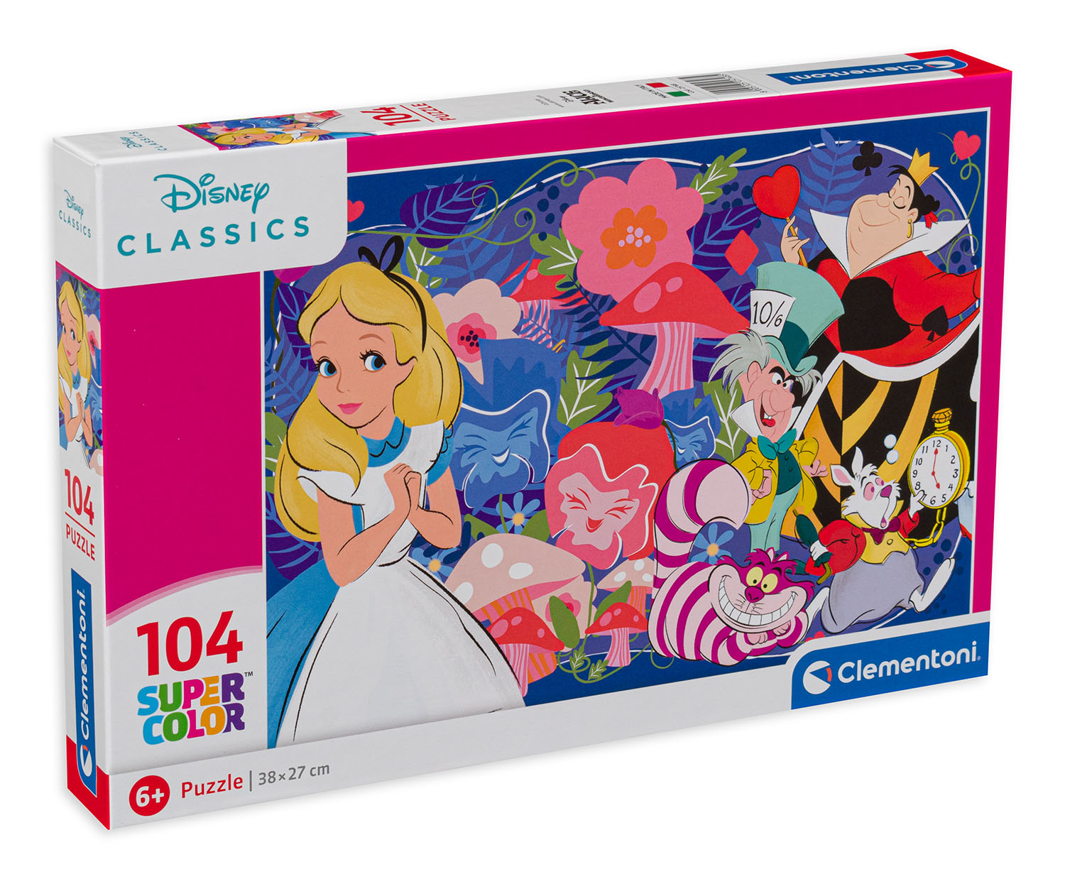 Пъзел Clementoni от 104 части - Алиса в Страната на чудесата