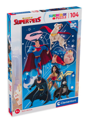 Пъзел Clementoni от 104 части - Героите на DC