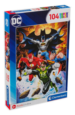 Пъзел Clementoni от 104 части - Героите на DC