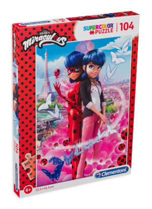 Пъзел Clementoni от 104 части - Калинката и Черния котарак