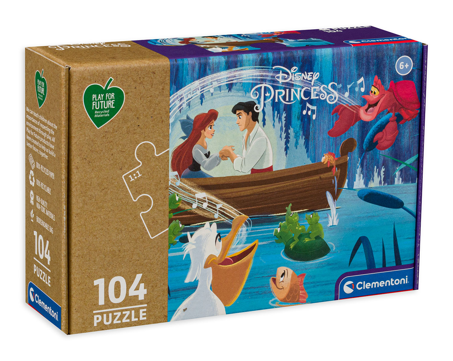 Пъзел Clementoni от 104 части - Малката русалка