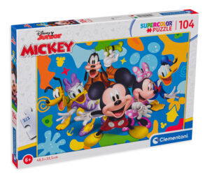 Пъзел Clementoni от 104 части - Мики Маус и приятели