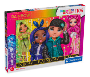 Пъзел Clementoni от 104 части - Момичетата от Рейнбоу
