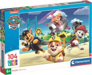Пъзел Clementoni от 104 части - Пес Патрул