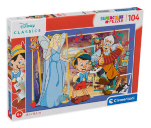 Пъзел Clementoni от 104 части - Пинокио