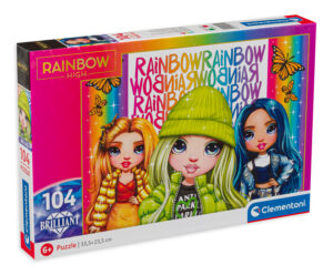 Пъзел Clementoni от 104 части - Rainbow High