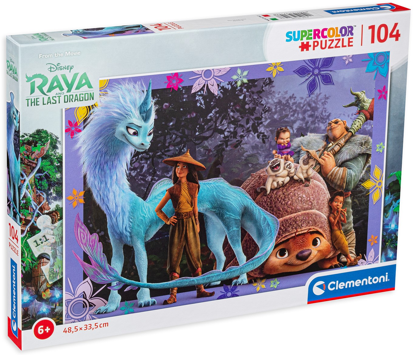 Пъзел Clementoni от 104 части - Рая и последният дракон, вид 3