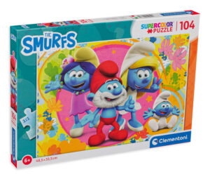 Пъзел Clementoni от 104 части - Смърфовете