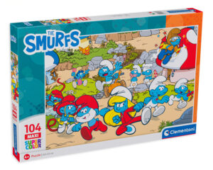 Пъзел Clementoni от 104 части - Смърфовете