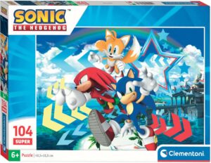 Пъзел Clementoni от 104 части - Соник