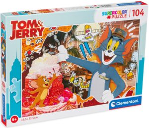 Пъзел Clementoni от 104 части - Том и Джери, вид 2