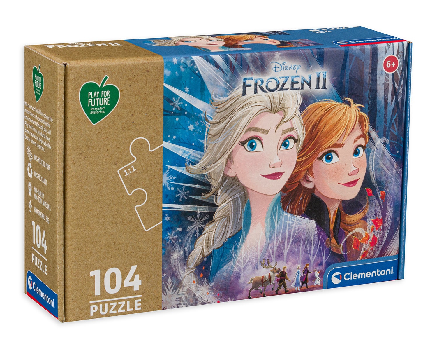 Пъзел Clementoni от 104 части - Замръзналото кралство 2