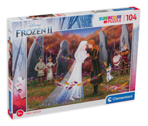 Пъзел Clementoni от 104 части - Замръзналото кралство 2