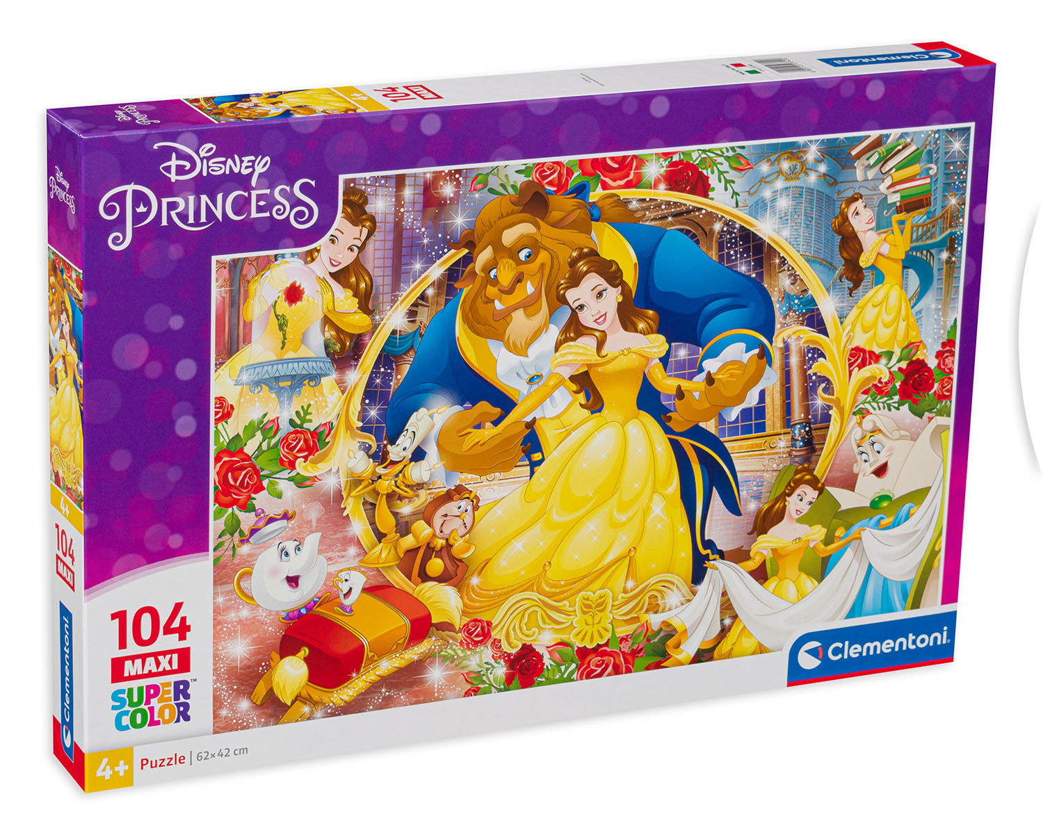 Пъзел Clementoni от 104 макси части - Красавицата и Звяра