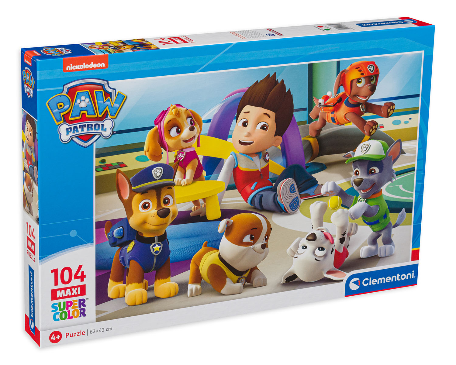 Пъзел Clementoni от 104 макси части - Пес Патрул, вид 1