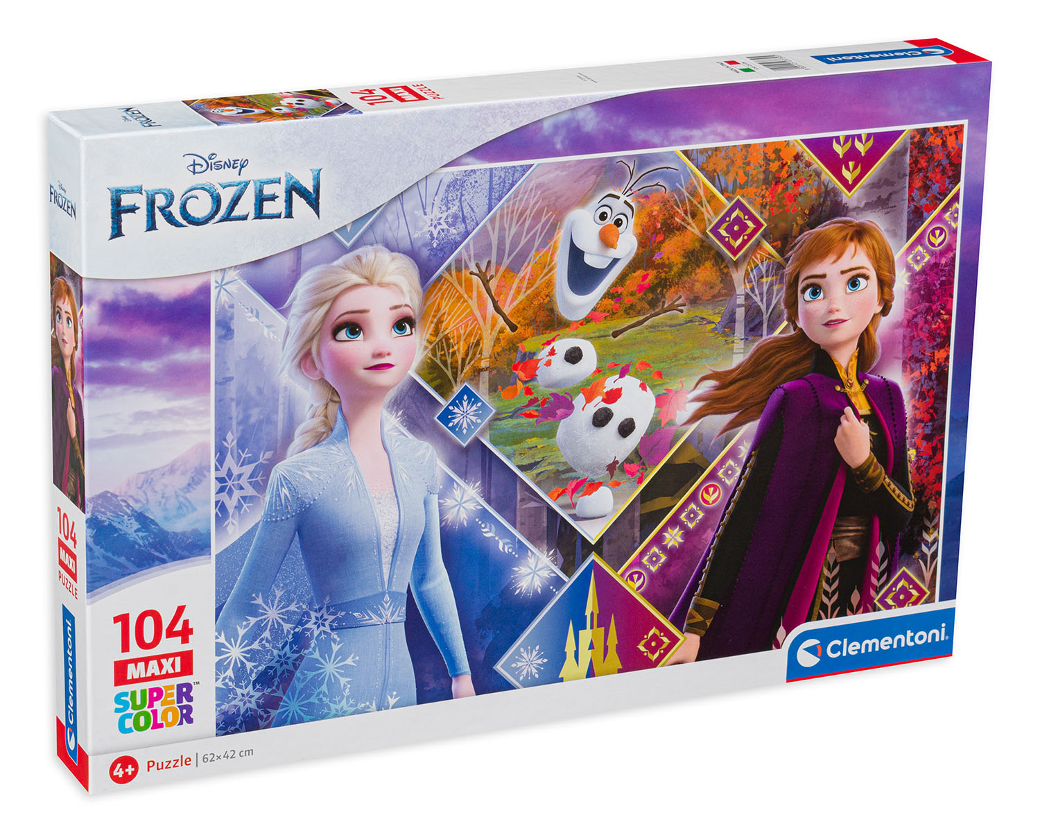 Пъзел Clementoni от 104 макси части - Замръзналото кралство 2