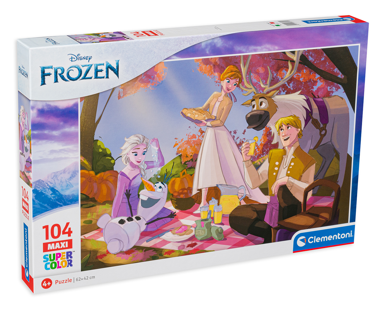 Пъзел Clementoni от 104 XXL части - Замръзналото кралство 2