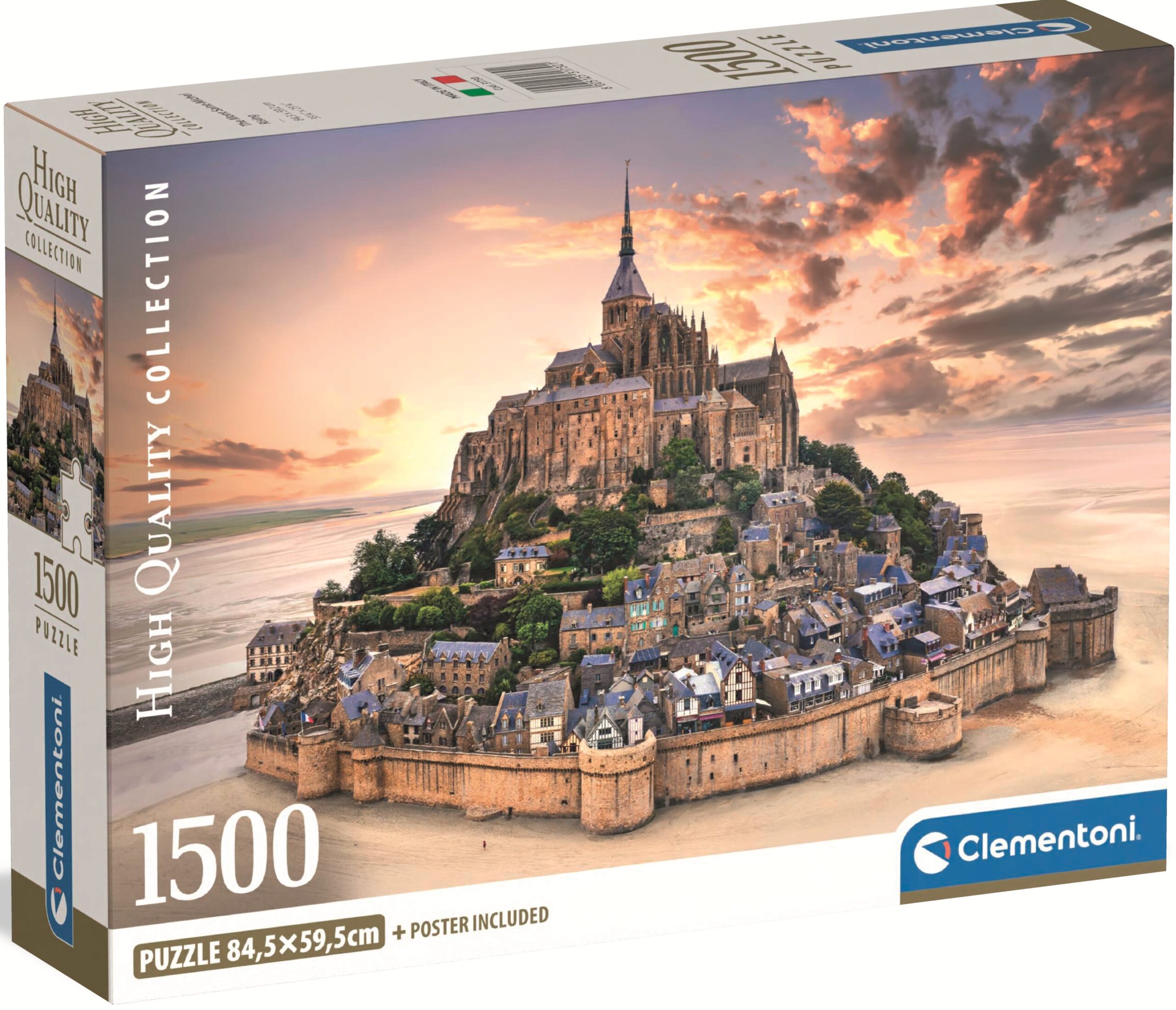 Пъзел Clementoni от 1500 части - Изгрев над Мон Сен Мишел