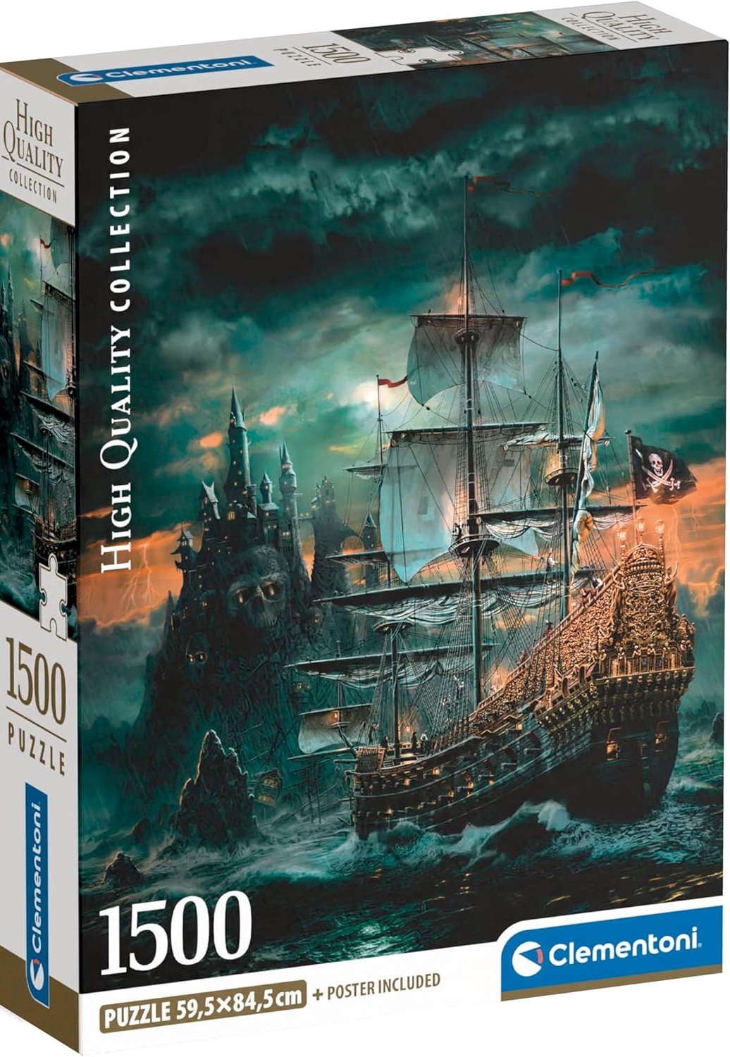 Пъзел Clementoni от 1500 части - Корабът на пиратите