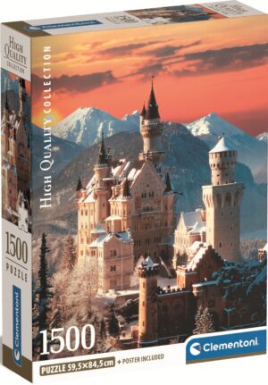 Пъзел Clementoni от 1500 части - Нойшванщайн