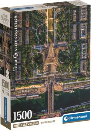 Пъзел Clementoni от 1500 части - Полет над Париж