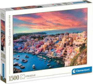 Пъзел Clementoni от 1500 части - Живописният остров Прочида