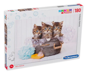 Пъзел Clementoni от 180 части - Котенца