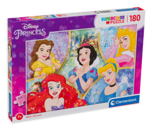 Пъзел Clementoni от 180 части - Принцесите на Дисни