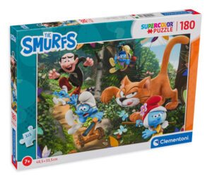 Пъзел Clementoni от 180 части - Смърфовете