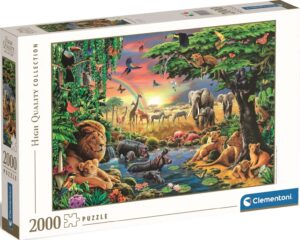 Пъзел Clementoni от 2000 части - Африканско събиране