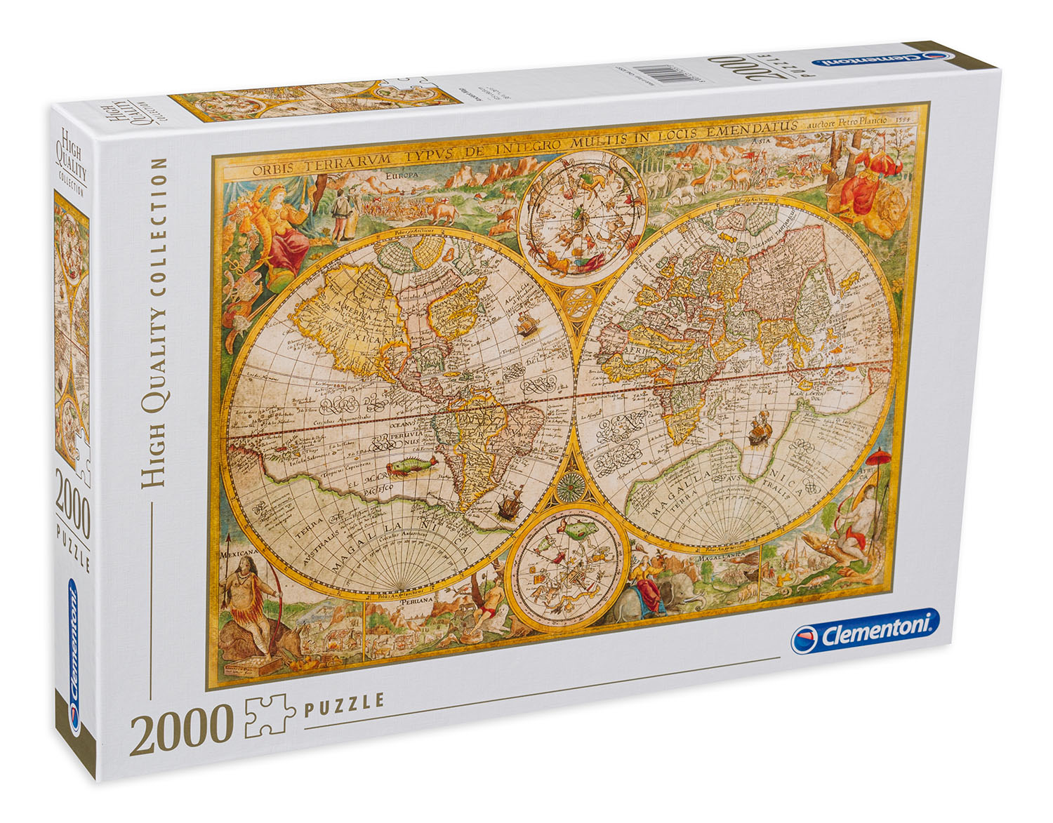 Пъзел Clementoni от 2000 части - Антична карта на света