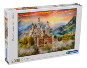 Пъзел Clementoni от 2000 части - Замъкът Нойшванщайн, Германия, Ейми Стюарт
