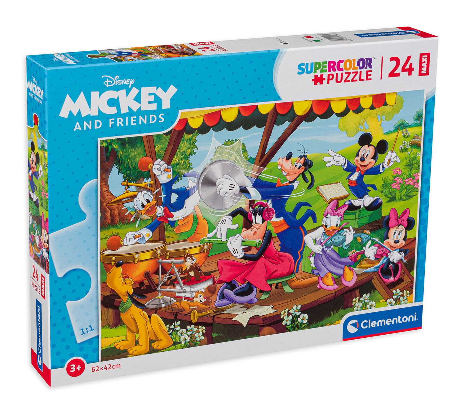 Пъзел Clementoni от 24 части - Мики Маус и приятели
