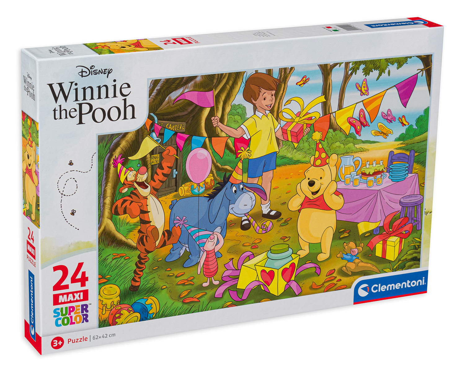 Пъзел Clementoni от 24 макси части - Мечо Пух