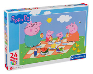 Пъзел Clementoni от 24 макси части - Прасенцето Пепа на пикник