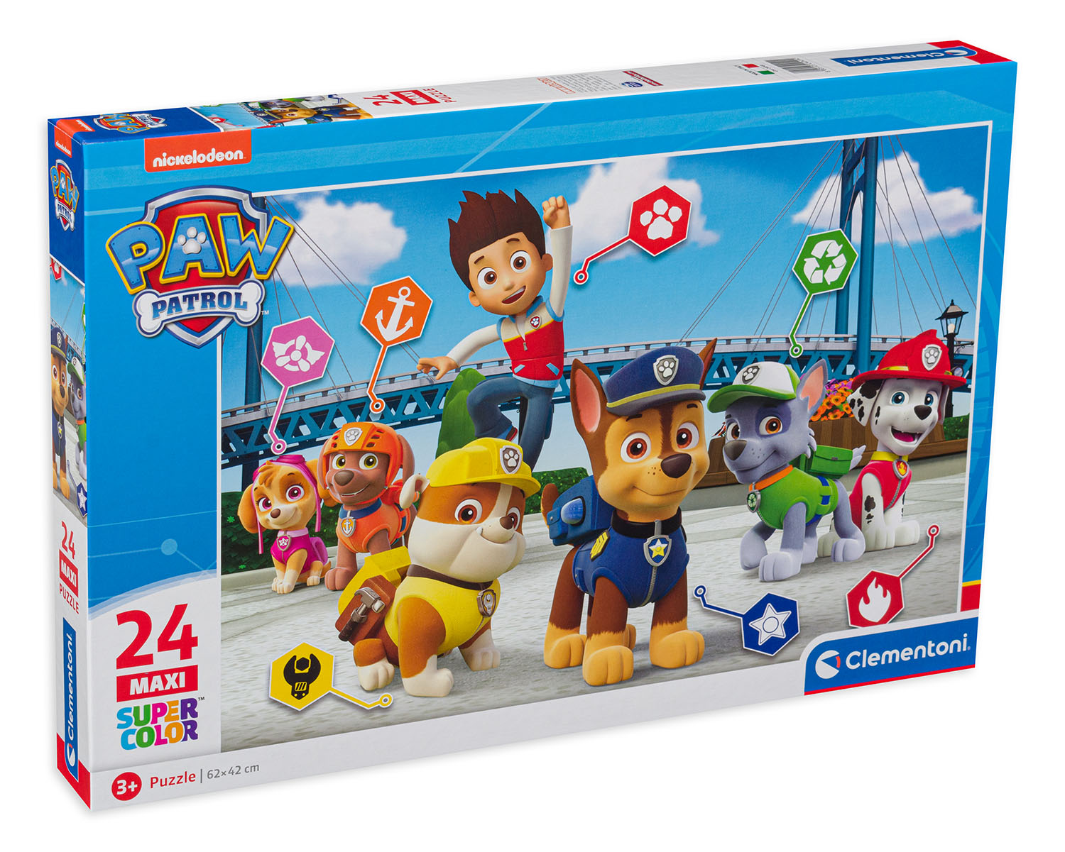 Пъзел Clementoni от 24 XXL части - Пес Патрул