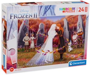 Пъзел Clementoni от 24 XXL части - Замръзналото кралство 2