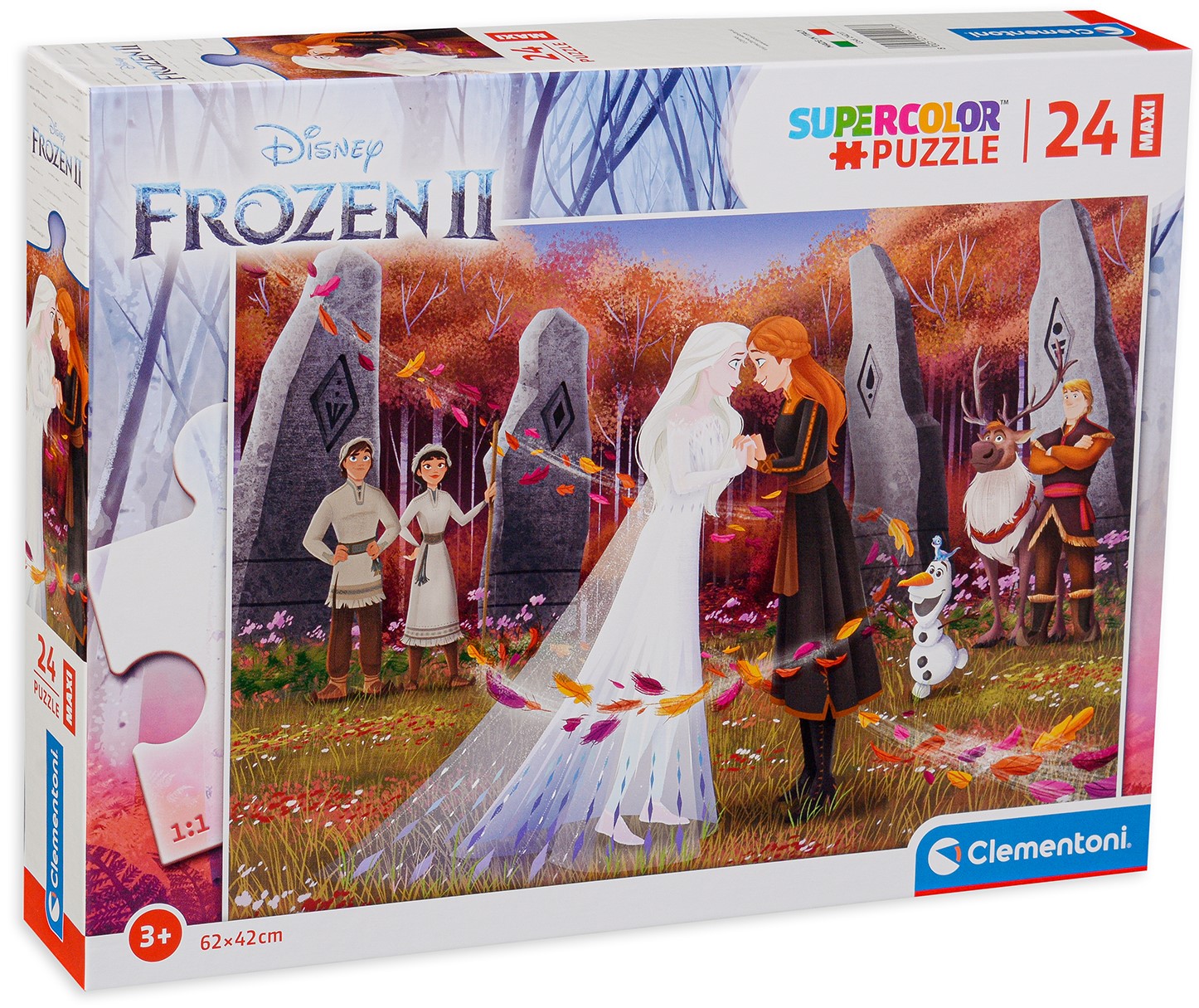Пъзел Clementoni от 24 XXL части - Замръзналото кралство 2