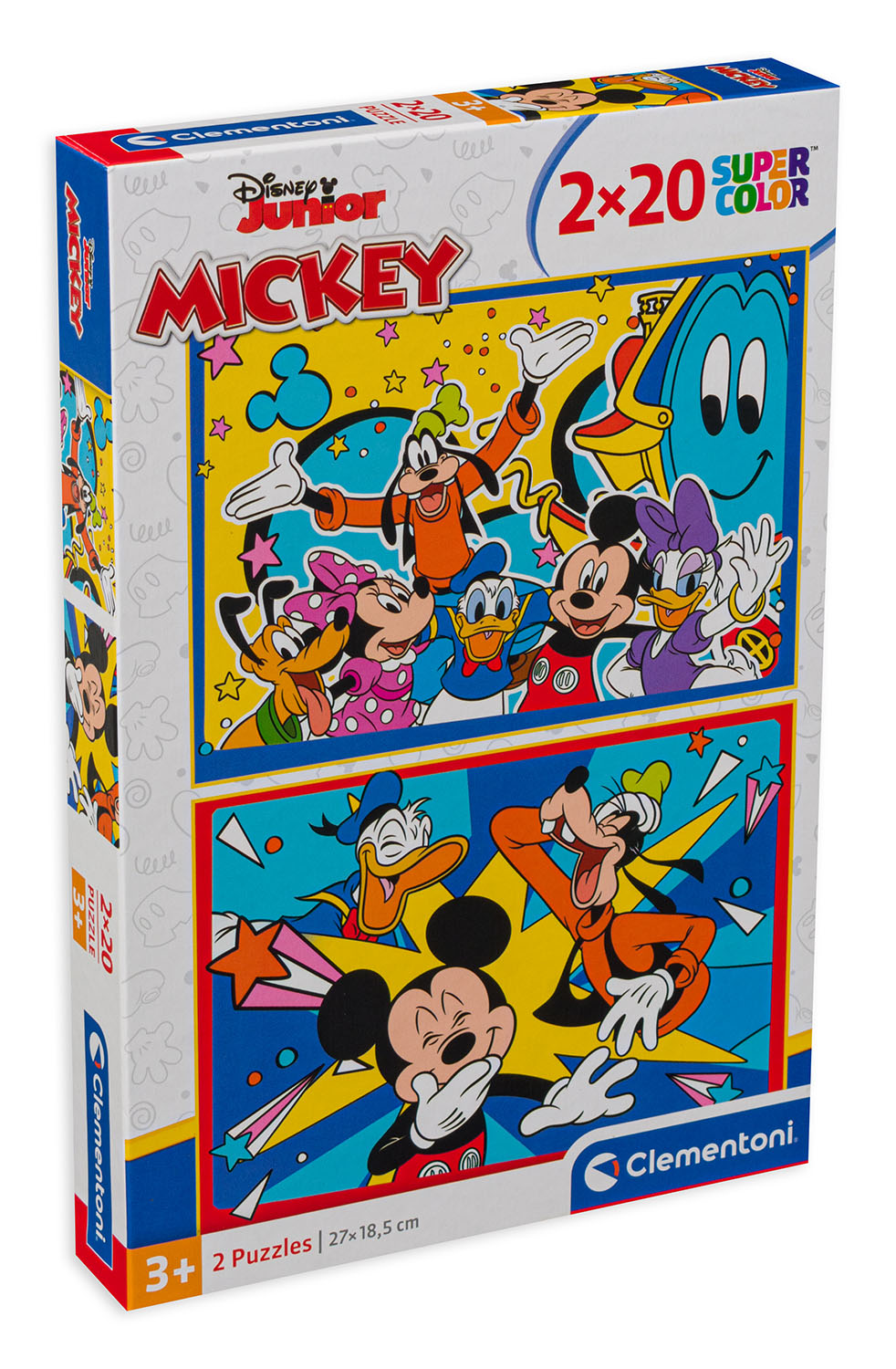 Пъзел Clementoni от 2 x 20 части - Мики Маус